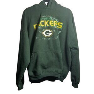 Green Bay Packetrs Men's Green Hoodie Sz XL